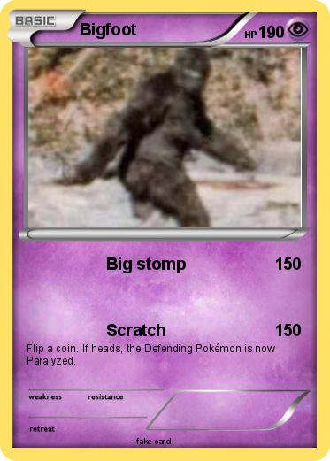 Pokemon Bigfoot