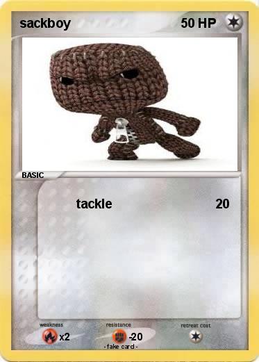 Pokemon sackboy
