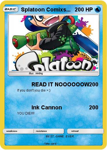 Pokemon Splatoon Comixs...