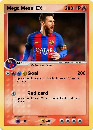 Pokemon Mega Messi EX