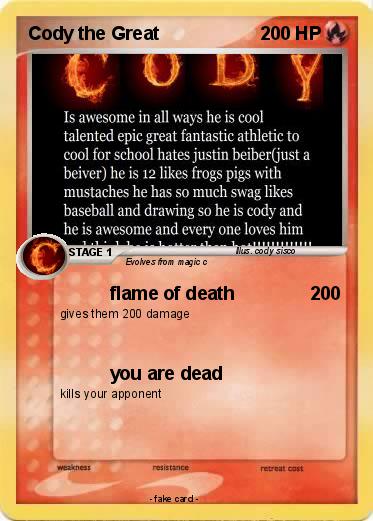 Pokemon Cody the Great