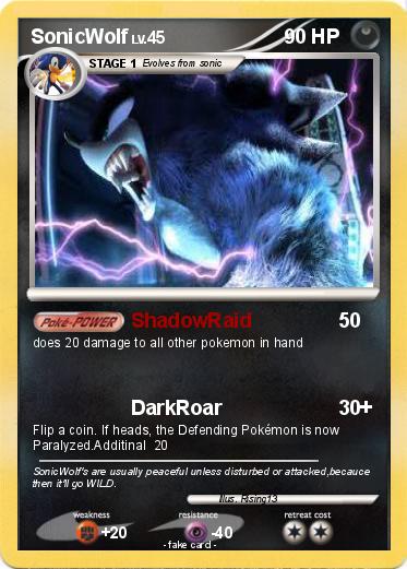 Pokemon SonicWolf