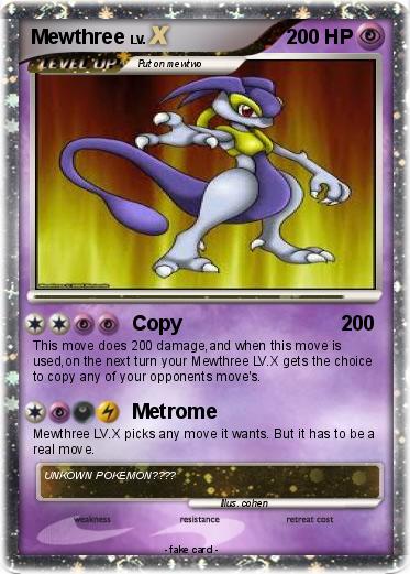 Pokemon Mewthree