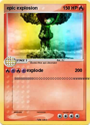 Pokemon epic explosion