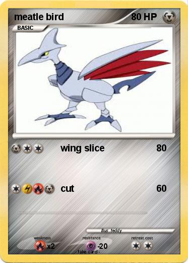 Pokemon meatle bird