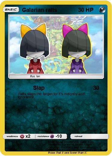 Pokemon Galarian ralts