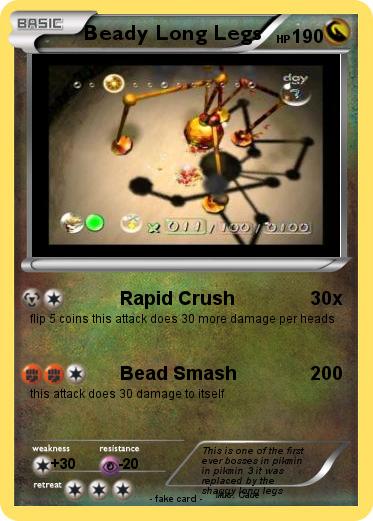 Pokemon Beady Long Legs