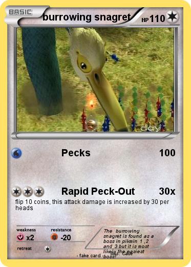 Pokemon burrowing snagret