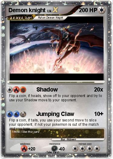 Pokemon Demon knight