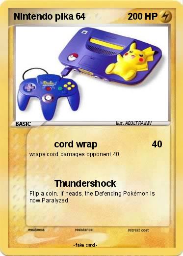 Pokemon Nintendo pika 64