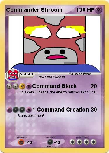 Pokemon Commander Shroom