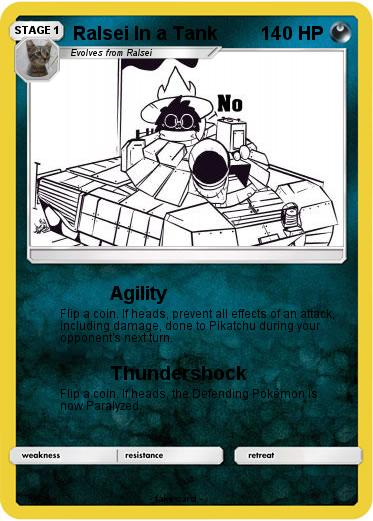 Pokemon Ralsei In a Tank