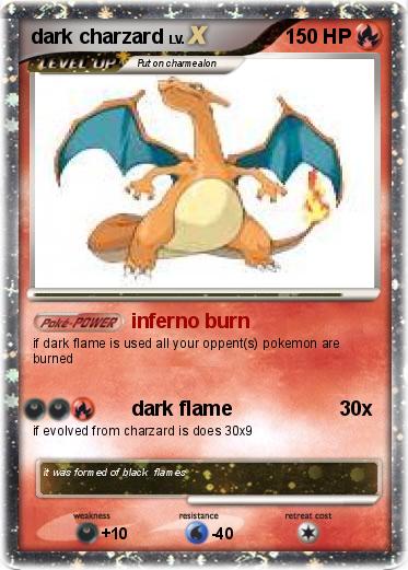 Pokemon dark charzard