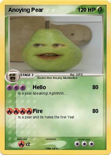 Pokemon Anoying Pear