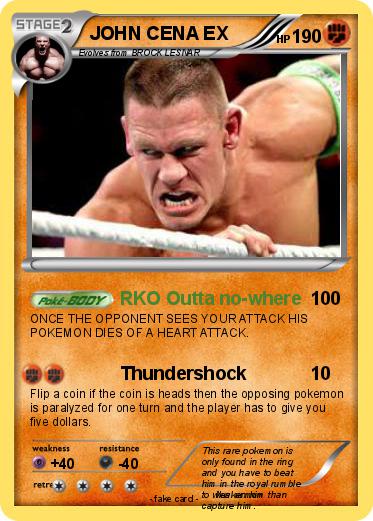 Pokemon JOHN CENA EX