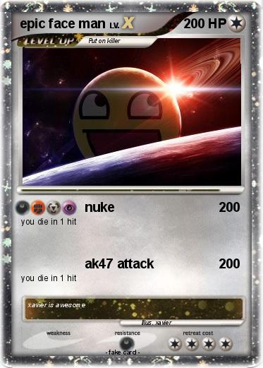 Pokemon epic face man