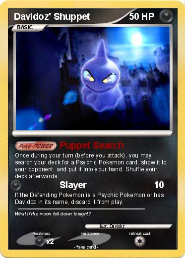 Pokemon Davidoz' Shuppet