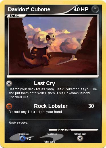 Pokemon Davidoz' Cubone
