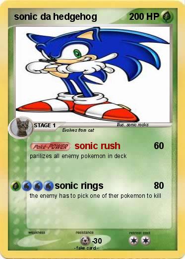Pokemon sonic da hedgehog