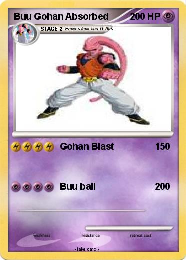 Pokemon Buu Gohan Absorbed