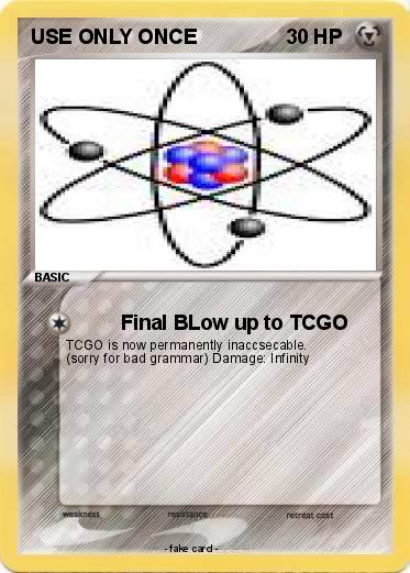 Pokemon USE ONLY ONCE