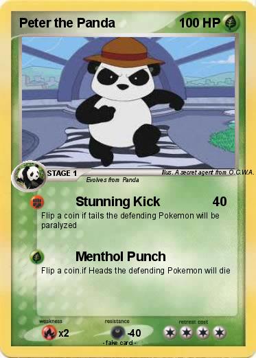 Pokemon Peter the Panda