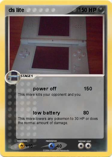 Pokemon ds lite                                      