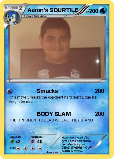 Pokemon Aaron's SQURTILE