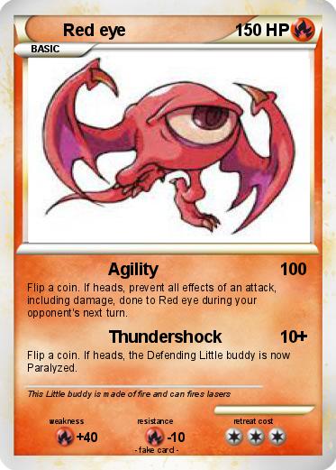 Pokemon Red eye