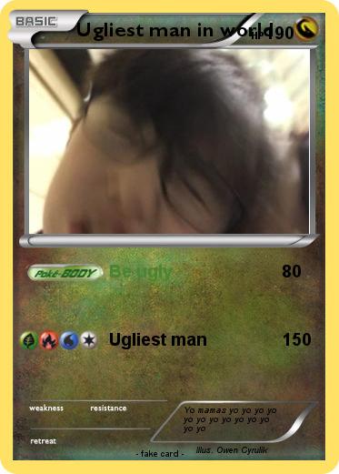 Pokemon Ugliest man in world