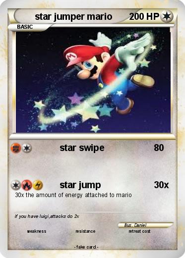 Pokemon star jumper mario
