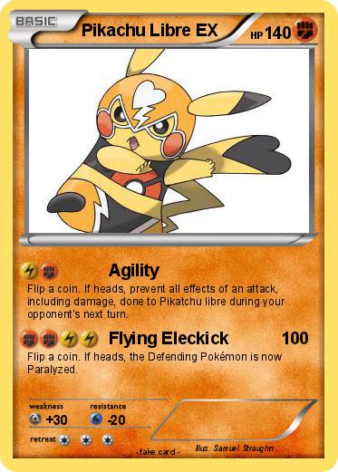 Pokemon Pikachu Libre EX