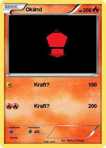 Pokemon Okänd