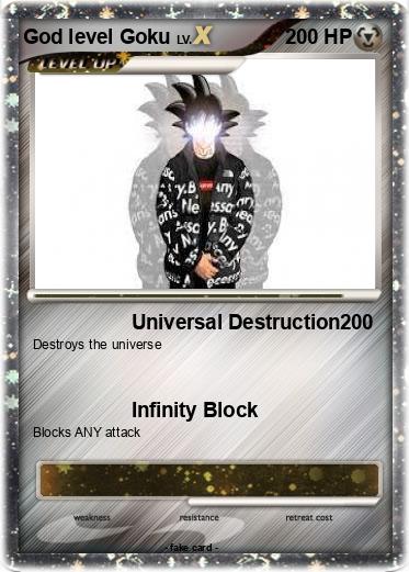Pokemon God level Goku
