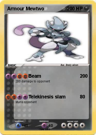 Pokemon Armour Mewtwo