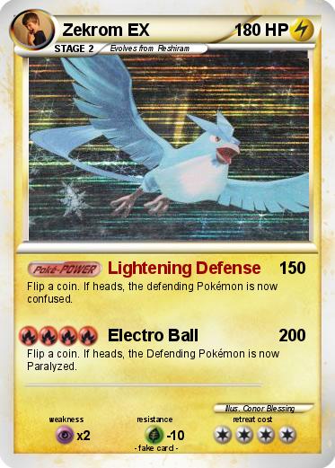 Pokemon Zekrom EX