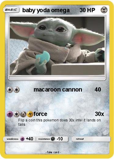 Pokemon baby yoda omega
