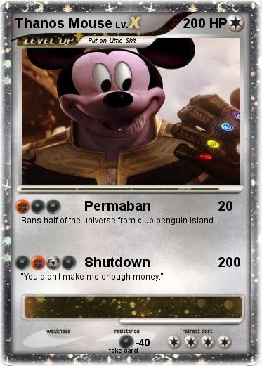 Pokemon Thanos Mouse