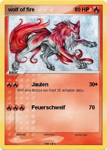 Pokemon wolf of fire