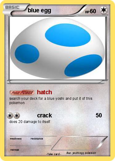 Pokemon blue egg