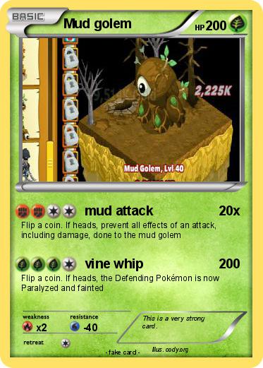 Pokemon Mud golem