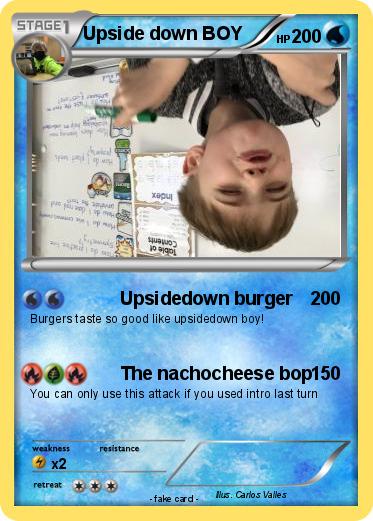 Pokemon Upside down BOY