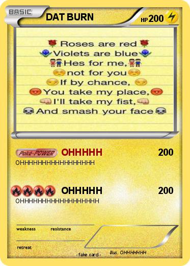 Pokemon DAT BURN