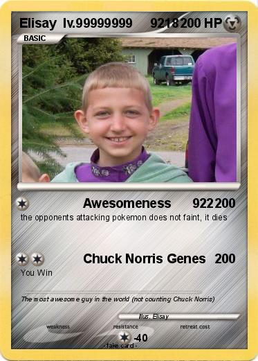 Pokemon Elisay  lv.99999999     9218