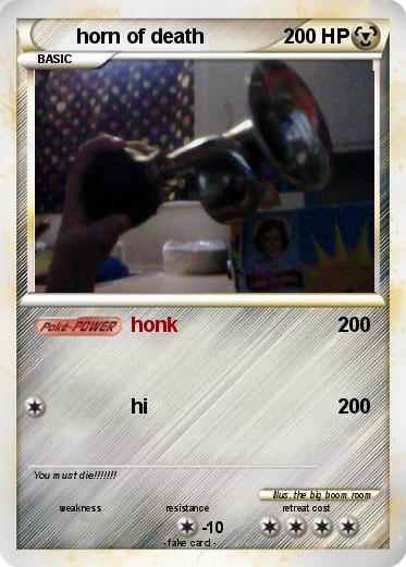 Pokemon horn of death