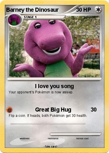 Pokemon Barney the Dinosaur