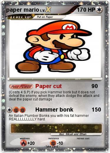 Pokemon paper mario