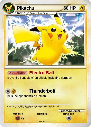 Pokemon Pikachu
