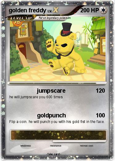Pokemon golden freddy