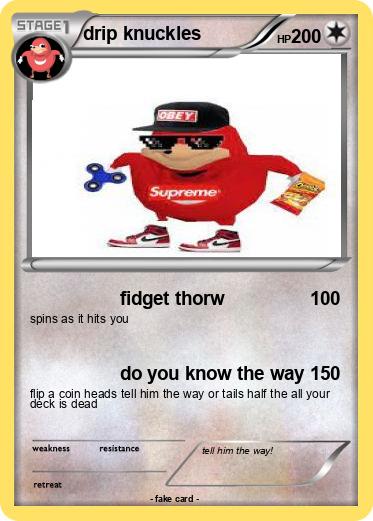 Pokemon drip knuckles